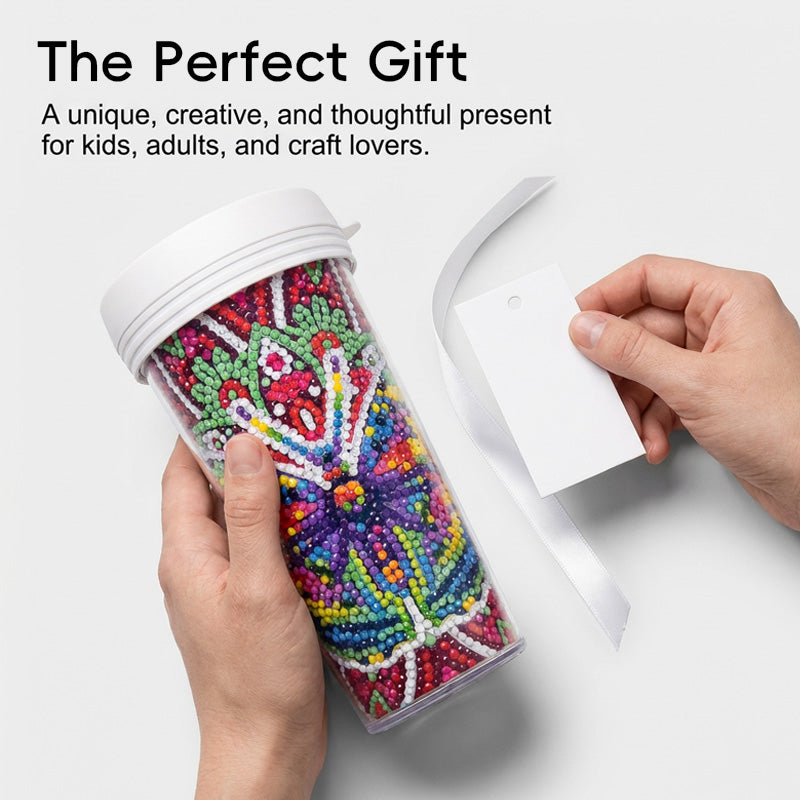 Creative Rhinestone Art Water Cup Craft Kit