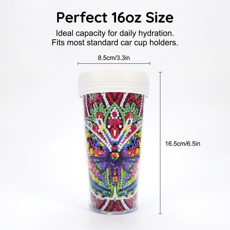 Creative Rhinestone Art Water Cup Craft Kit