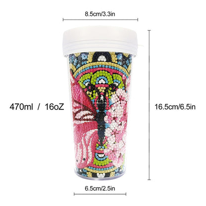 Creative Rhinestone Art Water Cup Craft Kit