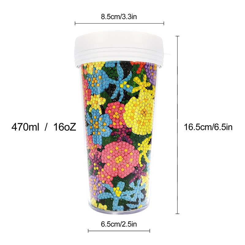 Creative Rhinestone Art Water Cup Craft Kit