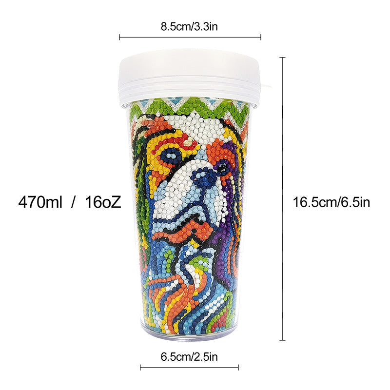 Creative Rhinestone Art Water Cup Craft Kit