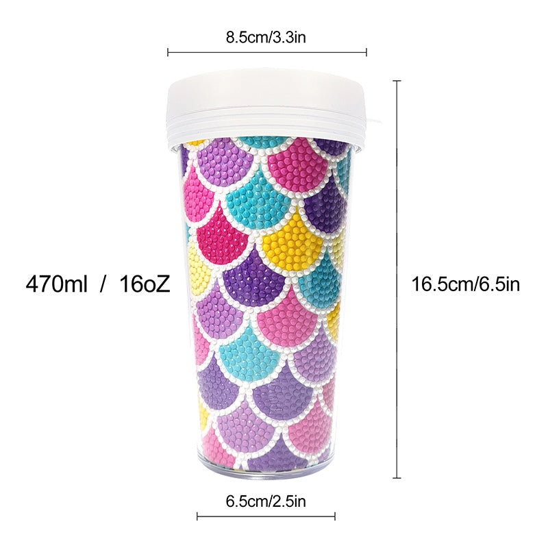Creative Rhinestone Art Water Cup Craft Kit