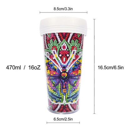 Creative Rhinestone Art Water Cup Craft Kit