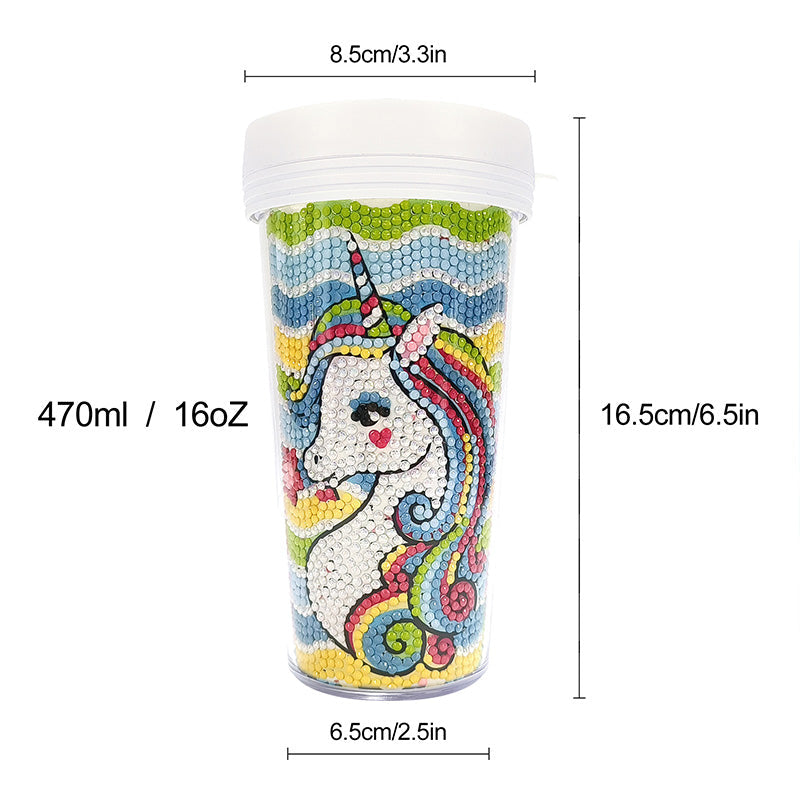 Creative Rhinestone Art Water Cup Craft Kit