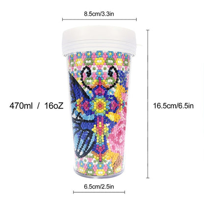Creative Rhinestone Art Water Cup Craft Kit