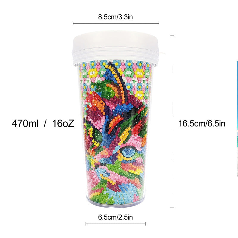Creative Rhinestone Art Water Cup Craft Kit
