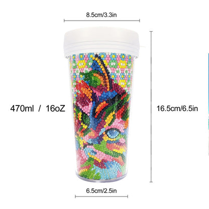 Creative Rhinestone Art Water Cup Craft Kit
