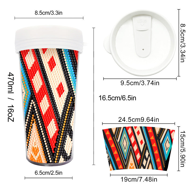 Creative Rhinestone Art Water Cup Craft Kit