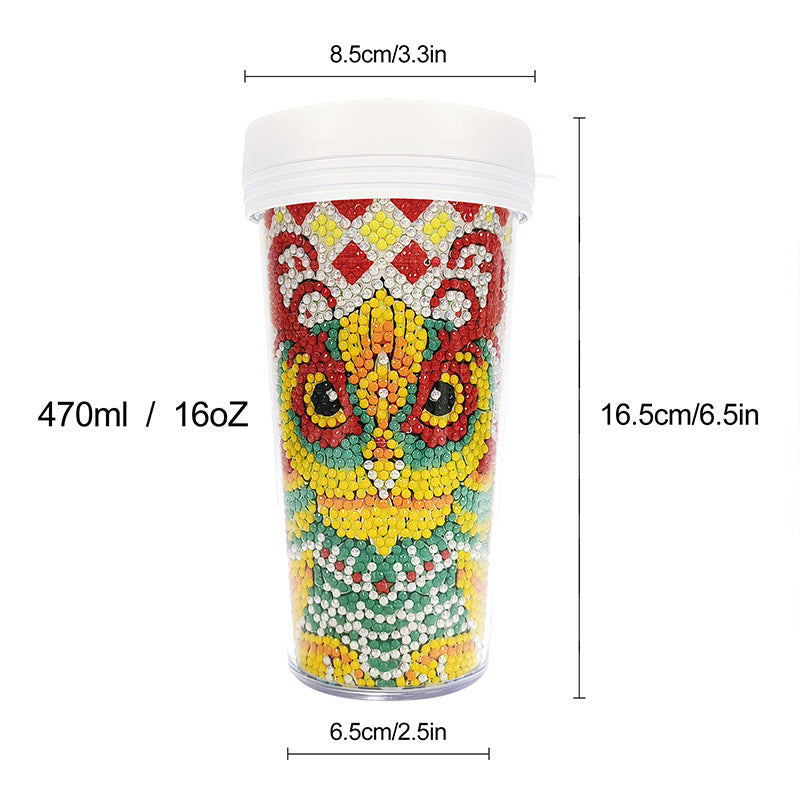 Creative Rhinestone Art Water Cup Craft Kit