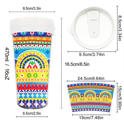 Creative Rhinestone Art Water Cup Craft Kit