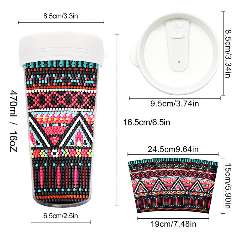 Creative Rhinestone Art Water Cup Craft Kit
