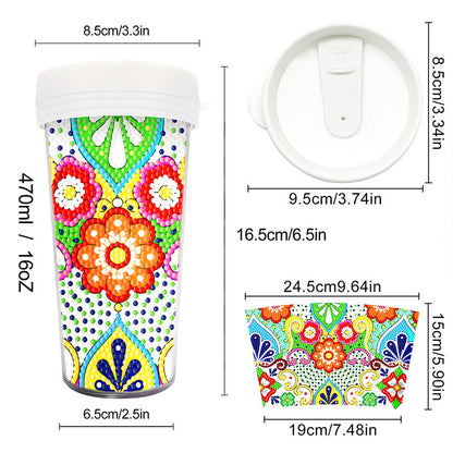 Creative Rhinestone Art Water Cup Craft Kit