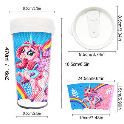 Creative Rhinestone Art Water Cup Craft Kit