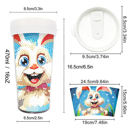 Creative Rhinestone Art Water Cup Craft Kit