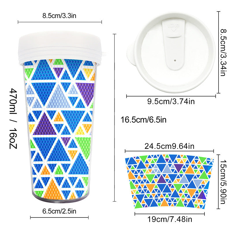 Creative Rhinestone Art Water Cup Craft Kit