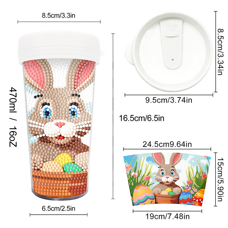 Creative Rhinestone Art Water Cup Craft Kit