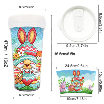 Creative Rhinestone Art Water Cup Craft Kit