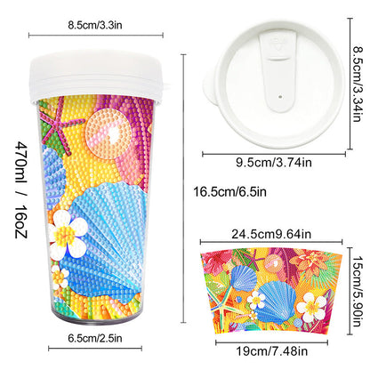 Creative Rhinestone Art Water Cup Craft Kit