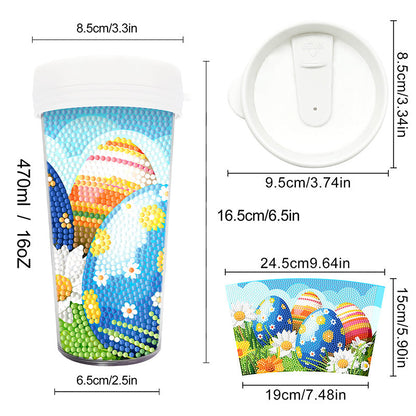 Creative Rhinestone Art Water Cup Craft Kit