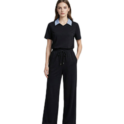 Women's Short Sleeve Top and Trousers Set