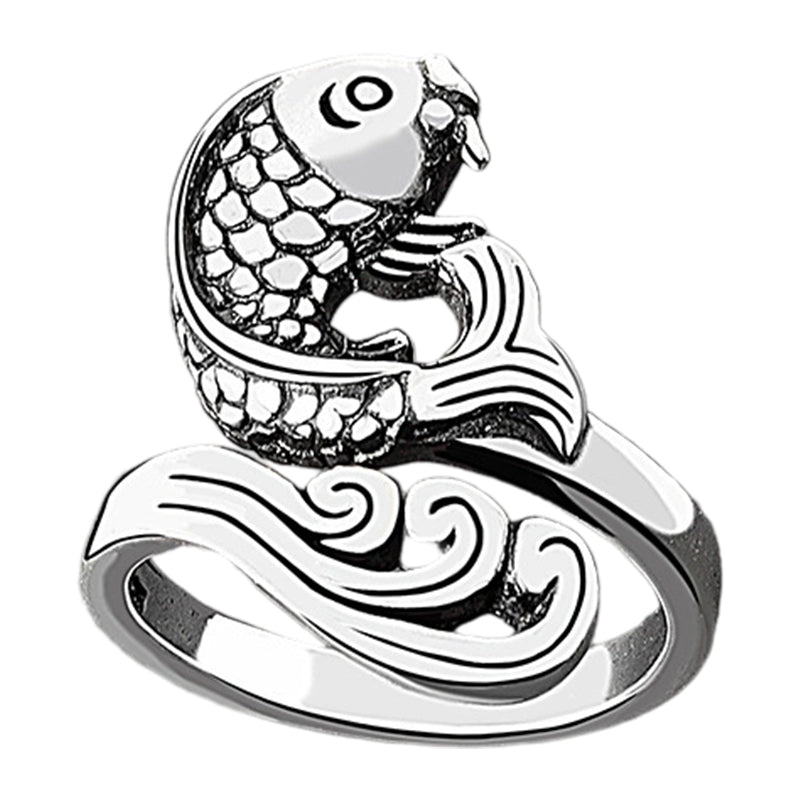Charming Adjustable Vintage Peacock Ring