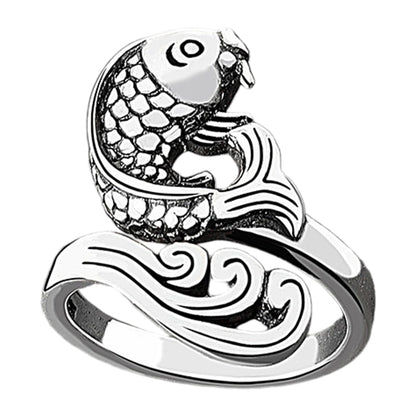 Charming Adjustable Vintage Peacock Ring