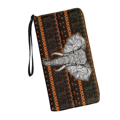 Women's Fashion Printed Zip-Around Wallet