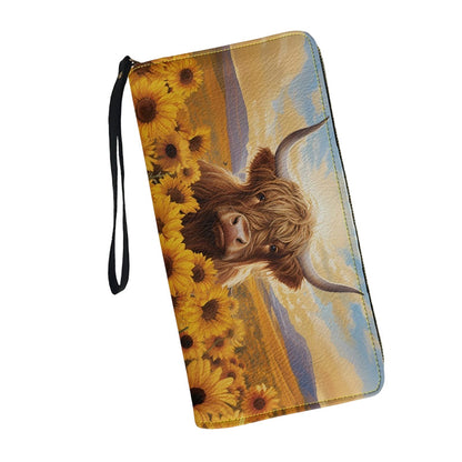 Women's Fashion Printed Zip-Around Wallet