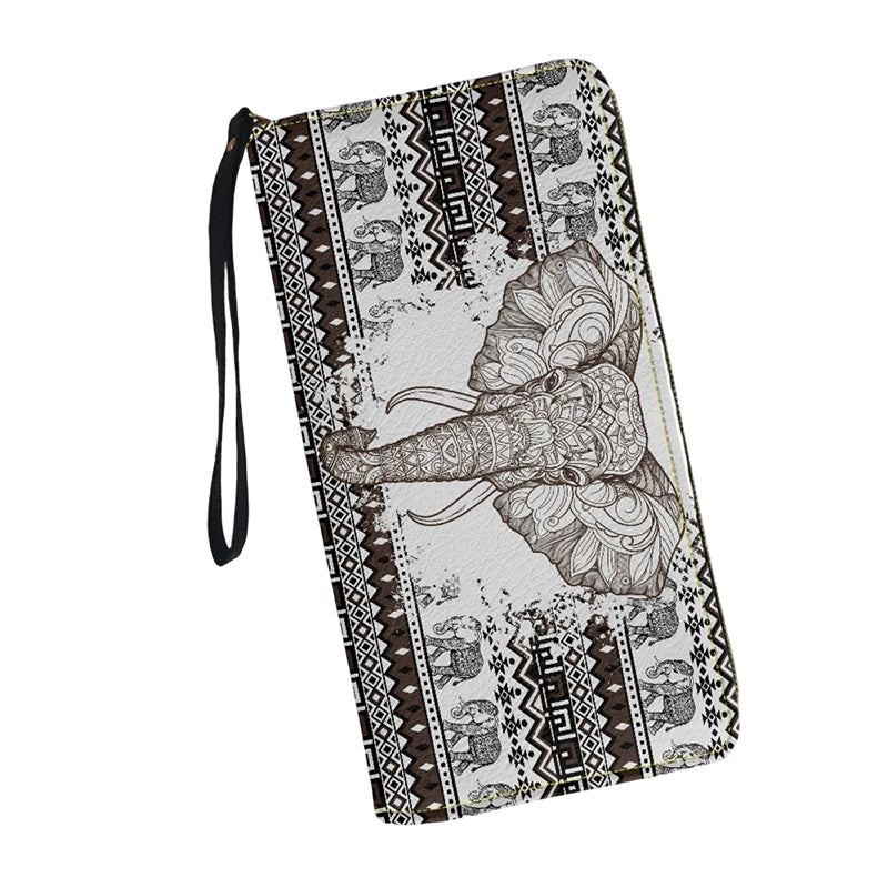 Women's Fashion Printed Zip-Around Wallet