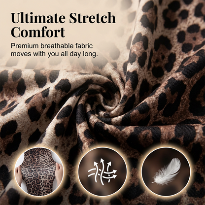 Leopard Print Strapless Jumpsuit