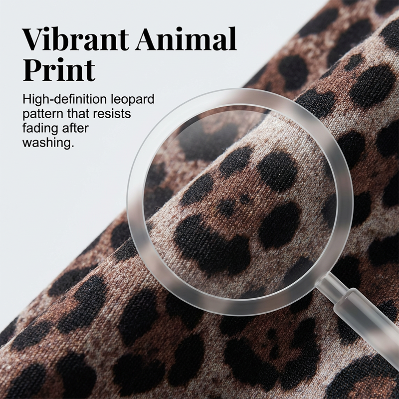 Leopard Print Strapless Jumpsuit