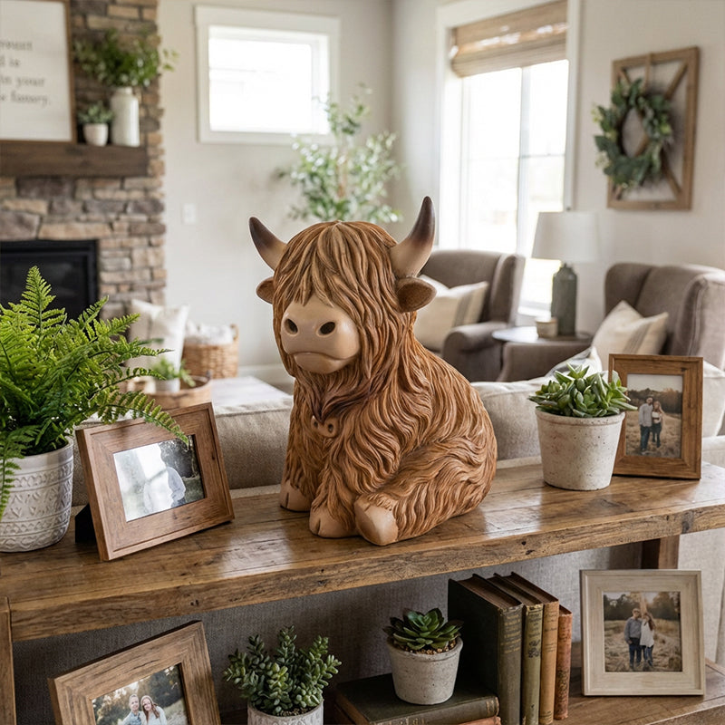 Cute Highland Cow Night Light
