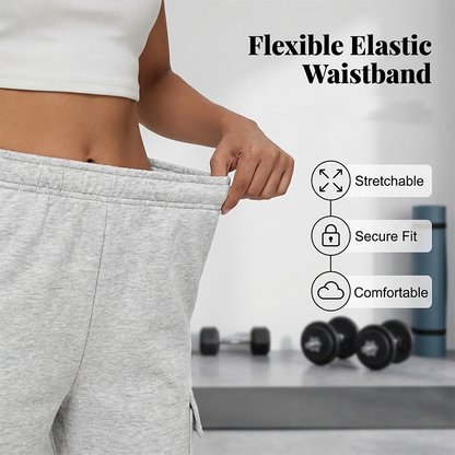 Women's High-Waist Wide-Leg Cargo Pants