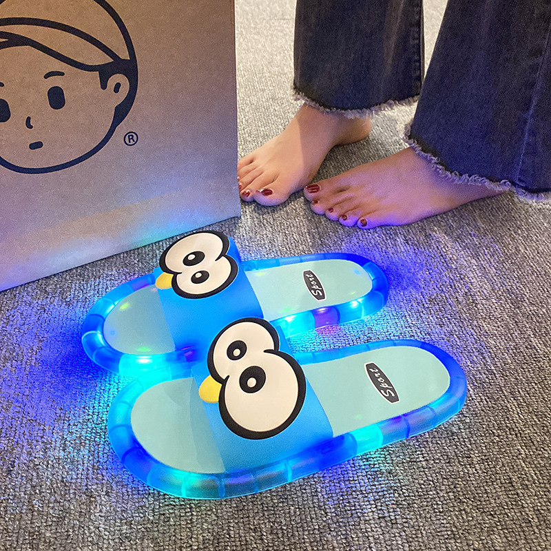 LED Light-Up Cartoon Slippers