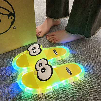 LED Light-Up Cartoon Slippers