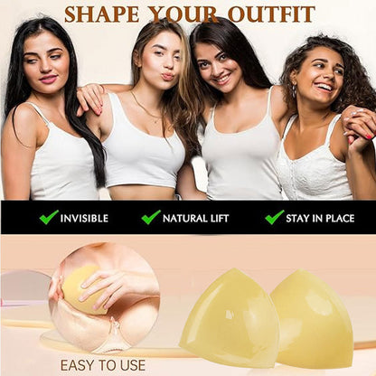 🥳2026 HOT SALE🥳💞50K+ SOLD!✨💝 Buy 1 Get 1 FREE! Double-Sided Invisible Push-Up Bra – No straps, no seams. Strong adhesive stays secure all day. Reusable & washable. Perfect for backless & strapless outfits. 👗🦋