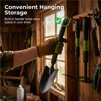 Garden Tool Set with Extended Long Handle