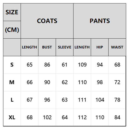 Women's Business Solid Blazer ＆ Pants 2-Piece Set