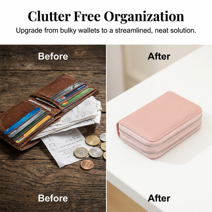 Large Capacity RFID Protected Card Holder