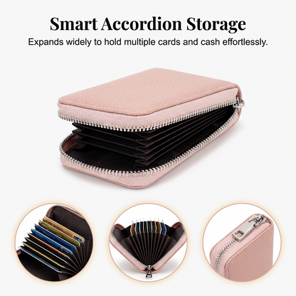 Large Capacity RFID Protected Card Holder