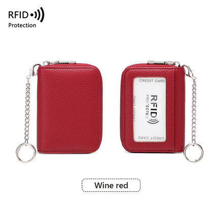 Large Capacity RFID Protected Card Holder