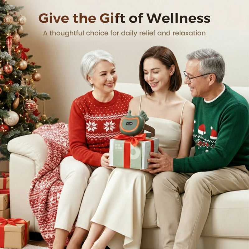 4D Wearable Neck and Shoulder Massager with Heat