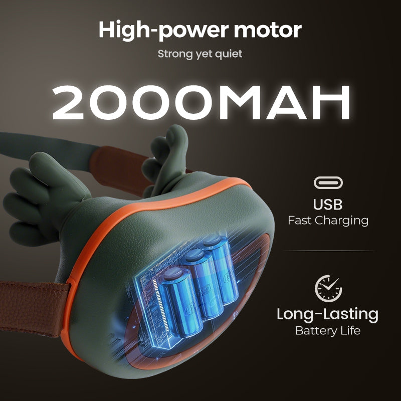 4D Wearable Neck and Shoulder Massager with Heat