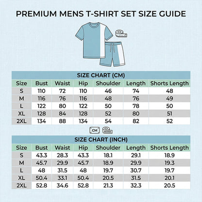 Summer Casual Breathable 2-Piece Set for Men
