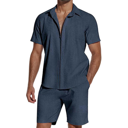 Summer Casual Breathable 2-Piece Set for Men