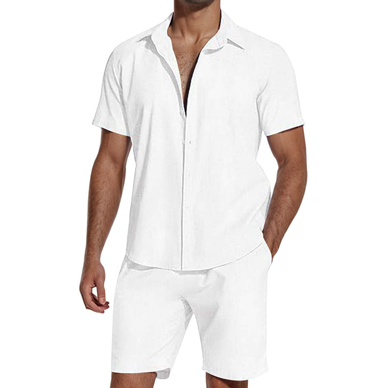 Summer Casual Breathable 2-Piece Set for Men