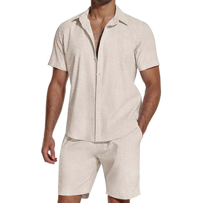 Summer Casual Breathable 2-Piece Set for Men