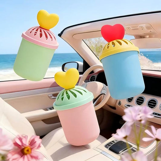 Squeezable Heart Scented Aroma Balm for Car & Room