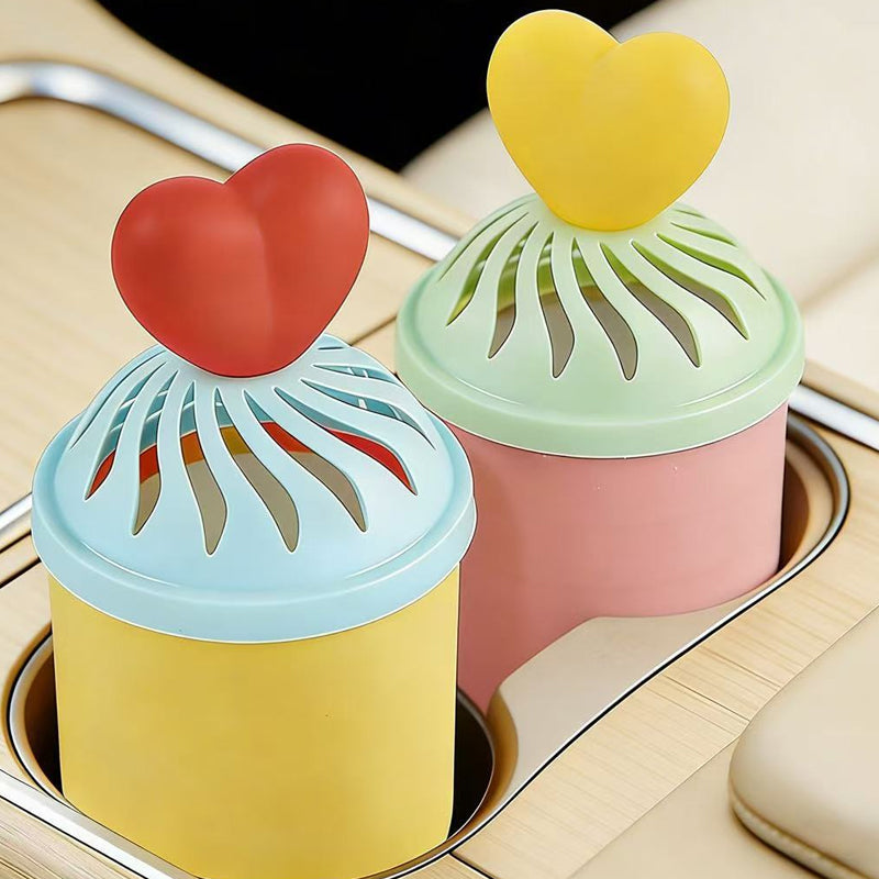 Squeezable Heart Scented Aroma Balm for Car & Room