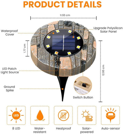 🔥 Hot sale 49 OFF🔥Solar In-Ground Lights – Model Rock